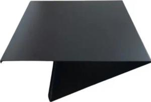 Main Möbel Nachttisch 30x13cm 'Theresa' Metall schwarz