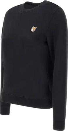 Maison Kitsune - fox head patch regular sweatshirt divers - Größe L - schwarz