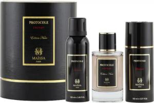Maison Maissa Duft-Set Protocole Coffret - Parfum 100ml + Deospray 150ml + Gel 100ml, 3-tlg.