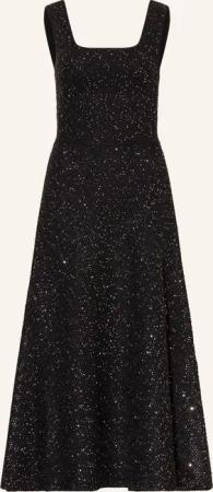 maje Strickkleid mit Pailletten und Glitzergarn