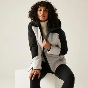 Maldeine Atmungsaktive Wasserdichte Isolierte Kapuzenjacke für Damen