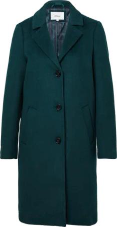 Mantel aus Wollmix mit Reverskragen