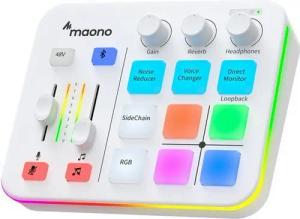 Maono Maono G1 Neo Soundkarte Weiß USB Audio Interface Soundkarte