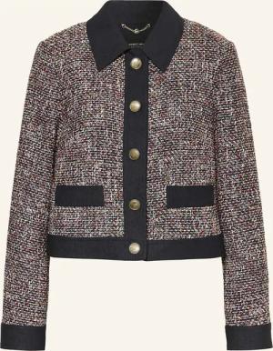 MARC CAIN Kastenjacke aus Tweed mit Glitzergarn