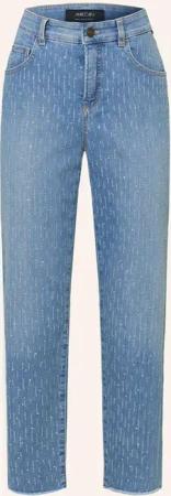MARC CAIN Straight Jeans ROHA mit Schmucksteinen