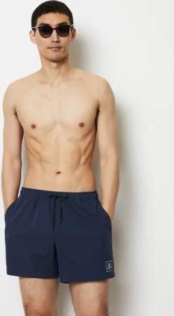 Marc O'Polo Badeshorts Essentials mit dezentem Logoprint