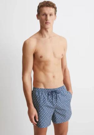 Marc OPolo Badeshorts "Mini Geo Print" mit anpassbarem Kordelzug