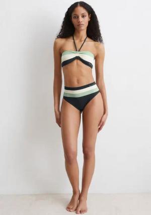 Marc O'Polo Bikini-Hose Summer Stripes mit elegantem Farbblock-Muster