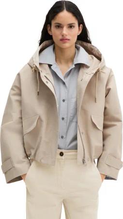 Marc OPolo Canvasjacke mit Kapuze mit Kapuze relaxed fit aus Cotton-Nylon-Mix