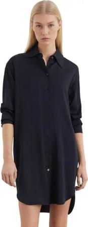 Marc O'Polo Hemdblusenkleid aus fließendem Viskose-Stretch
