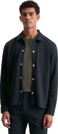 Marc OPolo Hemdjacke ohne Kapuze Sweat-Overshirt regular fit aus Bio-Baumwoll-Mix