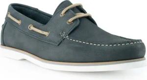 Marc O'Polo Herren Bootsschuhe blau Glattleder