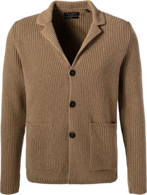 Marc O'Polo Herren Cardigan braun unifarben