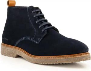 Marc O'Polo Herren Desert Boots blau Velours