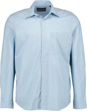 Marc O'Polo Herren Hemd blau Baumwolle