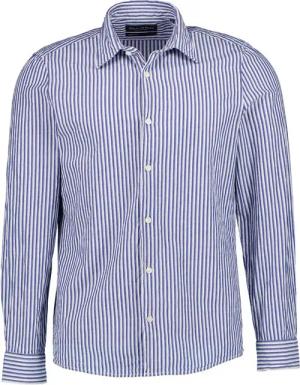 Marc O'Polo Herren Hemd blau gestreift