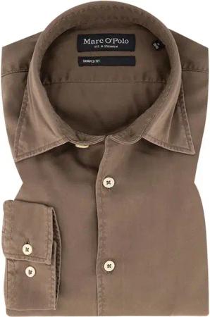 Marc O'Polo Herren Hemd braun
