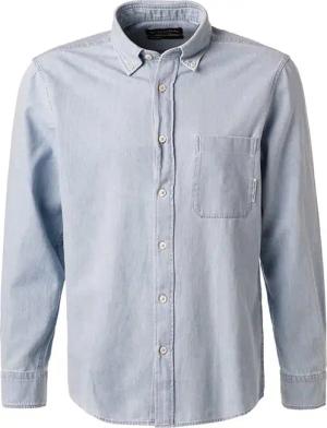 Marc O'Polo Herren Jeanshemd blau