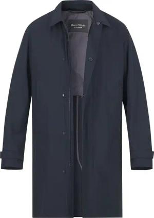 Marc O'Polo Herren Mantel blau unifarben