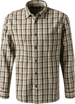 Marc O'Polo Herren Overshirt beige kariert