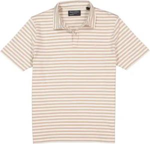 Marc O'Polo Herren Polo-Shirt beige gestreift