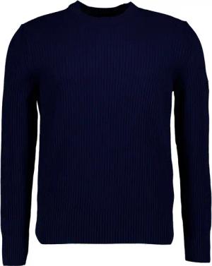 Marc O'Polo Herren Pullover blau unifarben