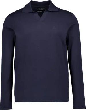 Marc O'Polo Herren Pullover blau unifarben
