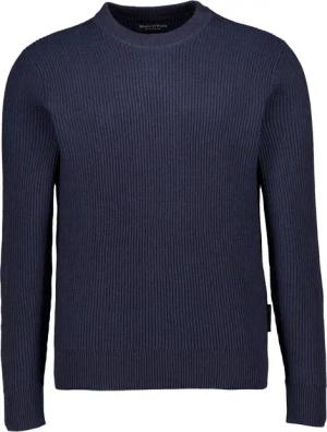 Marc O'Polo Herren Pullover blau unifarben