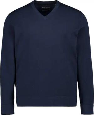 Marc O'Polo Herren Pullover blau unifarben
