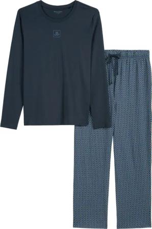 Marc O'Polo Herren Pyjama Blend & Pair CottonSchlafanzug, Pyjama Set, Nachtwäsche