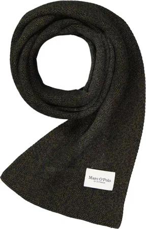 Marc O'Polo Herren Schal blau Baumwolle & Mix meliert