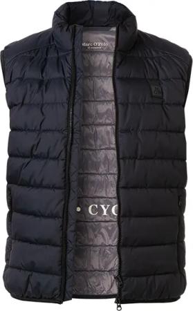 Marc O'Polo Herren Steppweste blau unifarben
