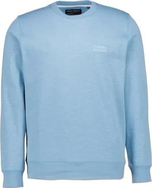 Marc O'Polo Herren Sweatshirt blau Baumwolle unifarben