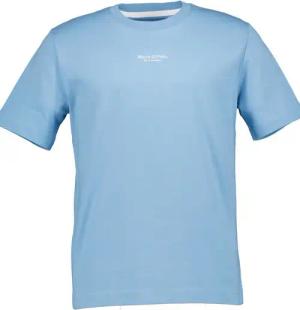 Marc O'Polo Herren T-Shirt blau Baumwolle