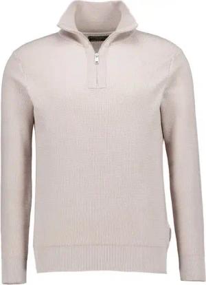 Marc O'Polo Herren Troyer beige unifarben