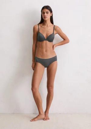 Marc O'Polo Hipster Second Skin Jaquard elastisch, Spitze, feine Streifen, weich, feminin