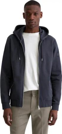 Marc OPolo Kapuzensweatjacke "regular fit aus weichem Bio-Baumwoll-Sweat" mit Zwei-Wege-Reißverschluss; weiche, gebrushte Innenseite