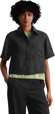 Marc OPolo Kurzarmbluse "aus Naia™-Twill"