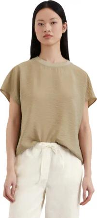 Marc OPolo Kurzarmbluse "aus Viskose-Mix-Crinkle"