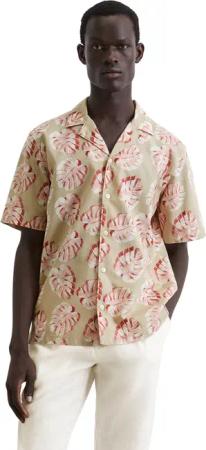 Marc OPolo Kurzarmhemd "aus Leinen und Bio-Baumwolle"