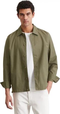 Marc OPolo Kurzjacke "aus Bio-Baumwoll-Leinen-Mix" ohne Kapuze