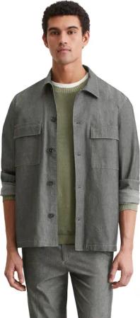 Marc OPolo Kurzjacke "aus leichtem Bio-Baumwoll-Chambray" ohne Kapuze