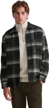 Marc O'Polo Kurzjacke aus schwerem Bio-Baumwoll-Flanell