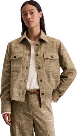 Marc OPolo Kurzjacke "mit Glencheck-Karo" ohne Kapuze