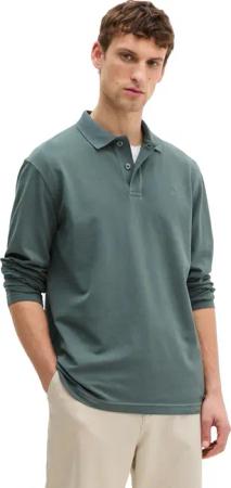 Marc OPolo Langarm-Poloshirt "aus Bio-Baumwolle mit Elasthan"