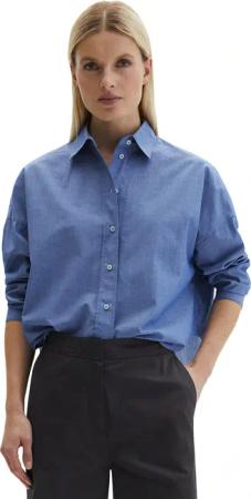 Marc OPolo Langarmbluse "aus Baumwoll-Chambray"