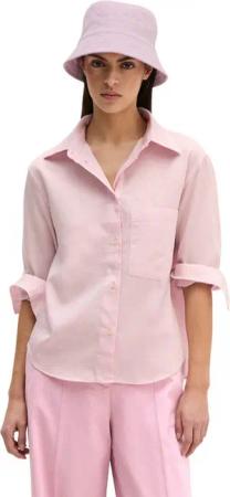 Marc O'Polo Langarmbluse relaxed fit cropped aus Baumwoll-Satin