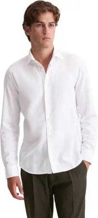 Marc OPolo Langarmhemd "aus Bio-Baumwoll-Twill"