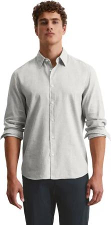 Marc OPolo Langarmhemd "aus Leinen und Bio-Baumwolle"