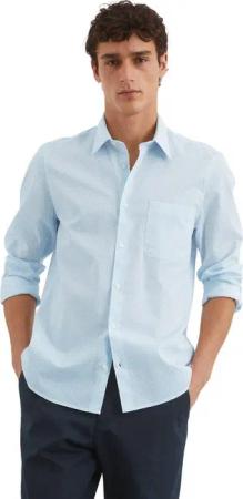 Marc O'Polo Langarmhemd Feiner Allover-Print trifft auf hochwertigen Komfort